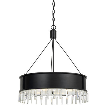 Cal Lighting FX3611-4 Roby 4 Light 25"W Chandeliers - Iron