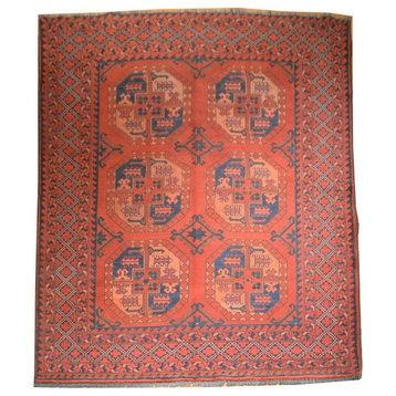 Tribal Afghan Fielpa Oriental Rug, 5'x6'8"