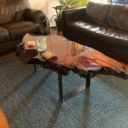 Redwood burl coffee table - Coffee Tables