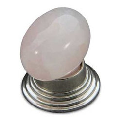 Rose Quartz Cabinet Knobs - Cabinet And Drawer Knobs