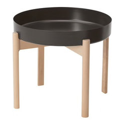 YPPERLIG Table basse, gris fonc&eacute;, bouleau - Coffee And Accent Tables