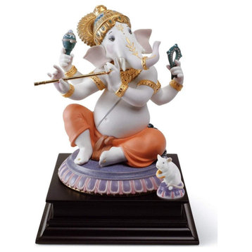 Lladro Bansuri Ganesha Limited Edition Figurine 01007182