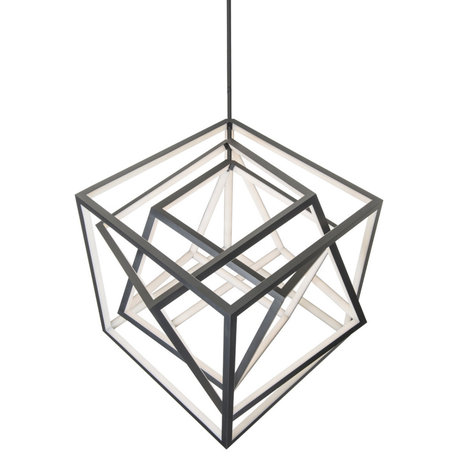 Atlas LED Pendant in Black