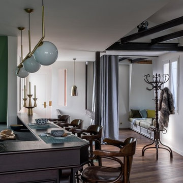 Sous les toits de Paris, renaissance d’un appartement