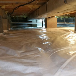 waterproof crawl space, foundation, center beam, vapor barrier - Products