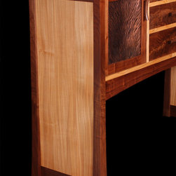 Black Walnut and Copper Sideboard - Buffets And Sideboards