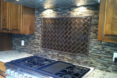Transitional kitchen photo in Cedar Rapids