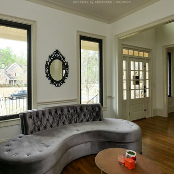 Stylish Home with New Black Windows - Renewal by Andersen Georgia