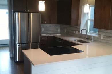 Inspiration for a contemporary kitchen remodel in Denver