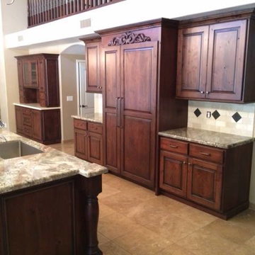 Knotty Alder Cabinets in Ahwatukee