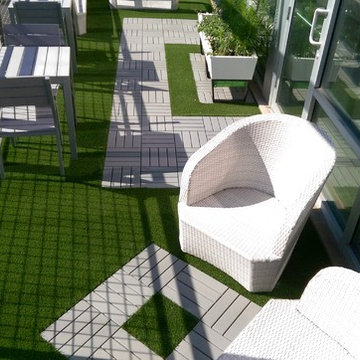 Balcony | Deck Tiles & High Density Miami Turf