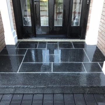 Interlock brick driveway