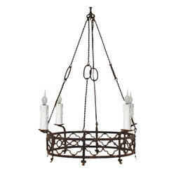 CH-160 Hand Made Iron Chandelier Designs - Chandeliers