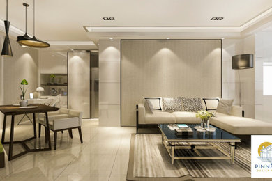 Example of a living room design in Los Angeles