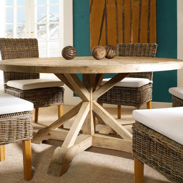 Salvaged Wood 60" Round Dining Table