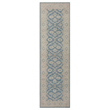 Pasargad Ferehan Collection Hand-Knotted Lamb's Wool Runner, 2'8"x9'3"