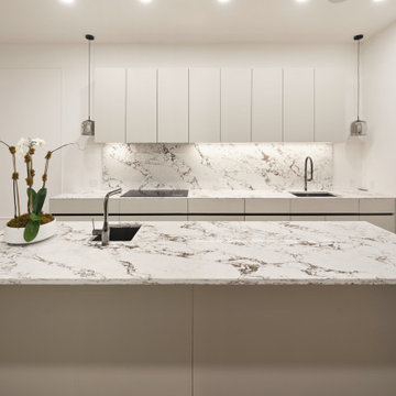 Upper West Side soft white kitchen