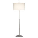 Robert Abbey - Robert Abbey Echo - One Light Floor Lamp, Stainless Steel Finish - Echo One Light Floor Lamp Stainless Steel *UL Approved: YES *Energy Star Qualified: n/a *ADA Certified: n/a *Number of Lights: Lamp: 1-*Wattage:150w A19 Medium Base bulb(s) *Bulb Included:No *Bulb Type:A19 Medium Base *Finish Type:Stainless Steel