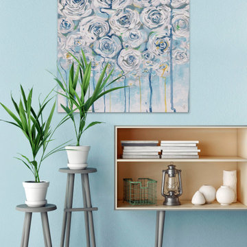 "Sky of Blossoms" Painting Print on Wrapped Canvas