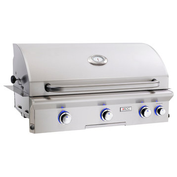AOG 36" Built-In Stainless Steel Grill w/ Backburner NG, 36NBL