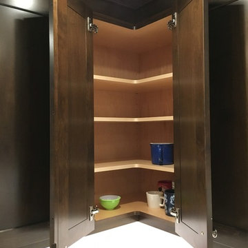 Clever Corner Storage Cabinet Provides Fully Accessible Corner Storage