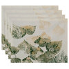 Fall Memories Floral Print Placemat, Set of 4, Green