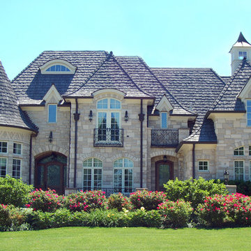 French Provincial with Rounded Turret