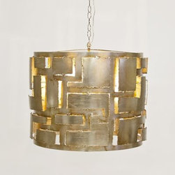 Leo Pendant Chandelier - Silver Leaf - Clayton Gray Home - Pendant Lighting