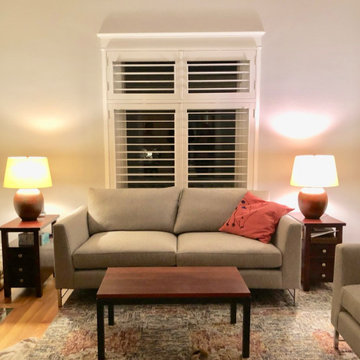 "Cafe, Double Hung" Plantation Shutter applications