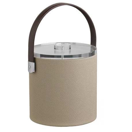 Kraftware Cosmopolitan Latte Ice Bucket with Lucite Lid, 3 qt.