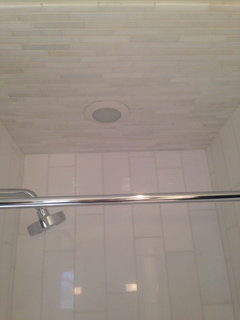 Should you use large or small tiles in your shower ceiling?