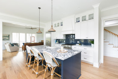 Inspiration for a coastal home design remodel in Charleston