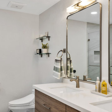 El Cajon Contemporary Bathroom Remodel - San Diego, CA