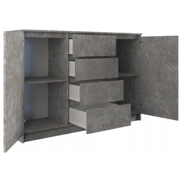 ADARA Sideboard Dresser, Concrete
