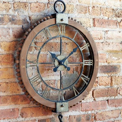 Large Open Wall Clock w/Hook - Wall Clocks