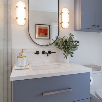 Contemporary Guest Bathroom San Diego
