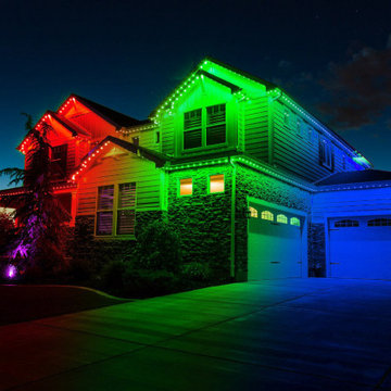 How to install addressable rgb neon strip lights for your house