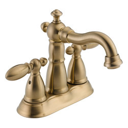 Delta Victorian&reg; Two Handle Centerset Lavatory Faucet - Bathroom Sink Faucets