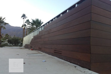 Contemporary Ipe Tongue and Groove Siding Palm Springs, CA