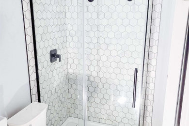 Inspiration for a modern bathroom remodel