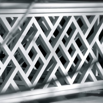 Chinese Chippendale Railing - Diamond