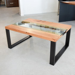 Inverted Live Edge Maple Coffee Table - Furniture