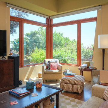 New Wood Windows in Gorgeous Living Room - Renewal by Andersen San Francisco Bay