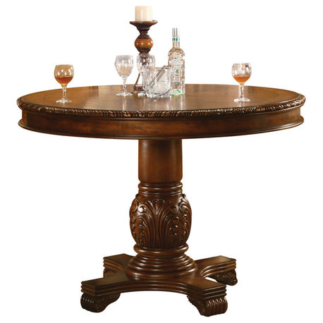 Acme Chateau De Ville Counter Height Table Cherry Finish