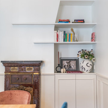 Rénovation totale d'un 52 M2 parisien dans immeuble haussmannien