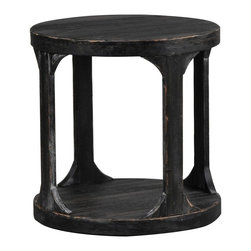 Collette Round End Table - Side Tables And End Tables