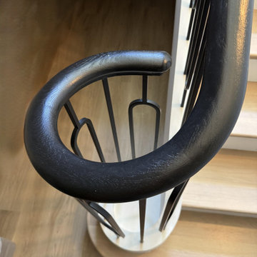 Project #134 | Straight Staircase with Elliptical Stringer