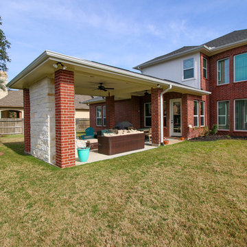 Patio Cover with Fireplace
