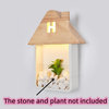 Creative Mini LED Wall Lamp in the Shape of a House for Kids Room, White