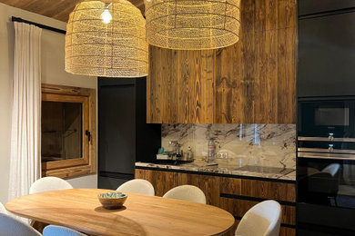 Idée de décoration pour une salle à manger.